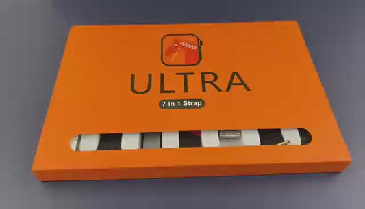 7 in 1 Ultra Smart watch For Boys and Girls - Smart watch with 7 straps